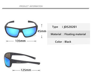 Nuevas <span class=keywords><strong>gafas</strong></span> <span class=keywords><strong>de</strong></span> natación <span class=keywords><strong>polarizadas</strong></span> flotantes con montura grande cuadrada para hombre y mujer, ideales para deportes acuáticos transfronterizos. - Product Image 3