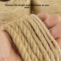 Fabricant de cordes en chanvre en gros - Corde en chanvre tressée épaisse de 1 à 80 mm de diamètre, emballage en rouleau pour artisanat, griffoir pour chat