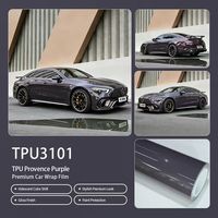 Film de protection de peinture automobile en TPU liquide métallisé violet brillant, résistant aux rayures, installation à l'état humide, qualité américaine, film automobile