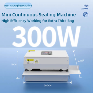 CE-Zertifizierung Automatische kontinuierliche Film versiegelung maschine mit aus gezeichneter Versiegelung für verschiedene Aluminium folie Kraft papier PE-Beutel - Product Image 5