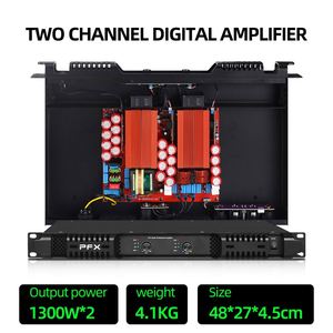 Amplificador Digital <span class=keywords><strong>PFX</strong></span> de 1U y 2*1300W, 2 Canales, Clase D, Sistema de Sonido Estéreo para KTV, Fiestas y Conferencias, Amplificador de Potencia - Product Image 6