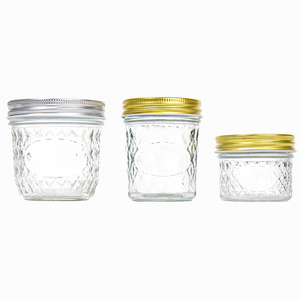 Precio de fábrica Almacenamiento de alimentos 3oz 8oz 10oz 12oz 16oz 21oz Tarro de vidrio de boca ancha para enlatado de mermelada - Product Image 4