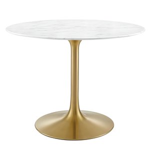 <span class=keywords><strong>Tavolo</strong></span> di lusso moderno personalizzato <span class=keywords><strong>tavolo</strong></span> <span class=keywords><strong>rotondo</strong></span> caffè bianco tavolino da tè oro <span class=keywords><strong>marmo</strong></span> tulipano tavolino - Product Image 1