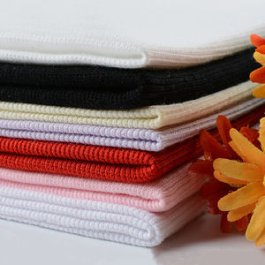 Collar acanalado de punto personalizado, accesorios para camisetas, venta al por mayor - Product Image 1