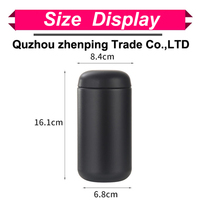 ZP RTS Beauty Mini Thermos de poche en acier inoxydable avec infuseur à thé, portable, mignon, pour l'extérieur et les voyages
