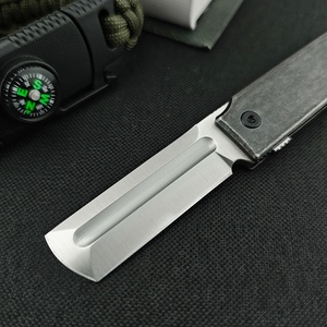 Couteau pliant de défense C99 pour la chasse en plein air et le camping, entièrement en acier, haute dureté, portable, multi-usage, OEM/ODM, couteau à fruits DIY - Product Image 3