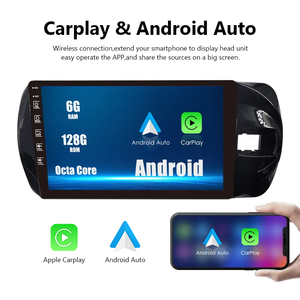 Radio multimedia con GPS para coche, reproductor con Android, <span class=keywords><strong>2</strong></span> DIN, carplay, <span class=keywords><strong>YouTube</strong></span>, 2015-2020 - Product Image 2