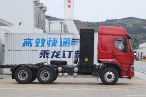Dongfeng H5 6x4, camión Tractor eléctrico de doble cabina de techo alto, intercambio rápido de batería, 282kWh, nuevo camión pesado Yuchai Diesel Van Segment - Product Image 2