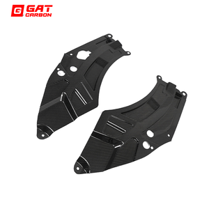 Set Trim Mesin Serat Karbon Kering Berkualitas Tinggi untuk BMW M2 G87 Pengganti Penutup Alis Lampu - Product Image 4