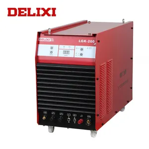 DELIXI LGK200 plasma metal cutting machine with high power factor and input voltage range from 320v-450v