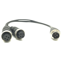 Connecteurs aviation mâle à double aviation femelle M12 G12 pour caméras MDVR de véhicule, usine d'origine avec disponibilité