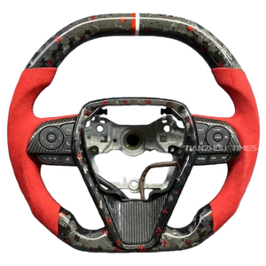 Volante Personalizado de Fibra de Carbono para <span class=keywords><strong>Toyota</strong></span> Camry TRD SE XSE 2020 2023 2013 2015 2011 2018 2014 2018 2012 <span class=keywords><strong>2022</strong></span> 2026 2021 2024 - Product Image 4