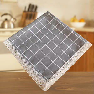 Funda para horno microondas Lida, diseño a cuadros de lana, a prueba de polvo, accesorio de cocina para el hogar - Product Image 2