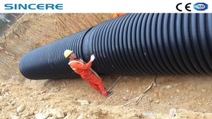 Attrezzatura per Estrusione di Tubi a <span class=keywords><strong>Spirale</strong></span> in HDPE, Pompa a Vite Singola, Modulo di Formatura Profili Regolabile, Certificato TUV, <span class=keywords><strong>Anello</strong></span> SN20 - Product Image 4