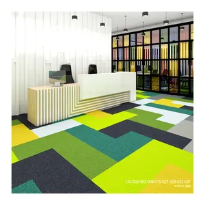 Großhandel teppich fliesen schlafzimmer 50x50-2022 Bestseller Office Whole Coloured Floor ing Teppich fliesen 50*50 For Home