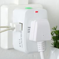 Adaptateur de voyage international Prise électrique Prise de courant Chargeur USB Convertisseur universel pour UE Royaume-Uni États-Unis Australie Adaptateur de voyage universel
