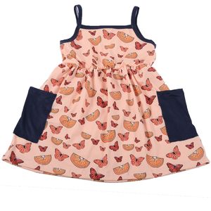 Factory Customized Chiffon Natural Waist Anti-Wrinkle Knee-Length A-Line ENGLAND STYLE Floral Print <b>Ruffles</b> Pocket <b>Skirt</b> Adults - Product Image 6