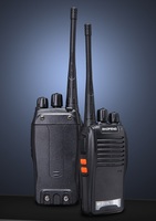 Promo Panas Baofeng BF-777S Walkie Talkie UHF 430-440MHz 16CH Radio Genggam Dua Arah dengan Perintah Suara Dua Bahasa untuk Hotel Gudang