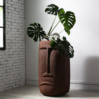 Pots de plantes en fibre de verre écologiques, grands et durables, style nordique, décoration de jardin, pot de fleurs, extérieur, intérieur, couleurs personnalisables