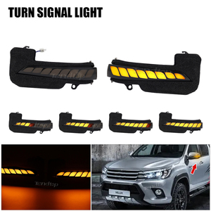 2 Đèn LED Năng Động Biến Tín Hiệu Bên Gương Chiếu Hậu Đèn Báo Blinker Cho Xe Toyota Fortuner Hilux Innova 2016+, Màu Vàng - Product Image 6