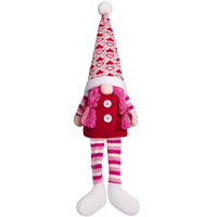 Gnomes de la Saint-Valentin à longues jambes, poupées en peluche en polyester, motif cœur, décoration de couple, fête festive à la maison, cadeau romantique