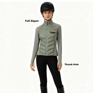 Chaqueta Ecuestre Alemana ARLAN, Impermeable, Deportiva, Brillante, para Invierno, con Forro Polar, Color Beige, en Oferta - Product Image 1