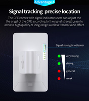 Point d'accès WiFi extérieur Comfast 3KM longue portée, mini 300Mbps 5GHz, antenne, pont CPE sans fil, communication réseau