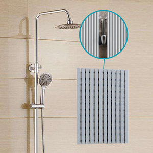 Tapis de <span class=keywords><strong>douche</strong></span> <span class=keywords><strong>antidérapant</strong></span> JKhousehold, nouveau style, design mosaïque, avec support en caoutchouc imperméable - Product Image 6