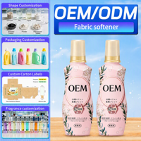 Recharge de conditionneur textile liquide OEM ODM en sachet, emballage personnalisé pour tous types de tissus