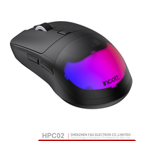 Pabrik kustom ultra ringan ergonomis 2.4ghz 6d tinggi dpi 30000 300mah dual mode led rgb kabel nirkabel komputer Mouse Gaming