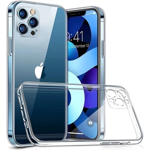 <span class=keywords><strong>Cover</strong></span> Trasparente con Protezione per Fotocamera per <span class=keywords><strong>iPhone</strong></span> 11 12 13 Pro Max, Custodia Antiurto in <span class=keywords><strong>Silicone</strong></span> per <span class=keywords><strong>iPhone</strong></span> 14/14 Pro Max - Product Image 1