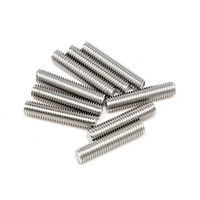 Fasteners 4" M100 M75 M52 M30 Hastelloy C276 N10276 2.4819 Stud Bolt C/w 2 Heavy Hex Nuts