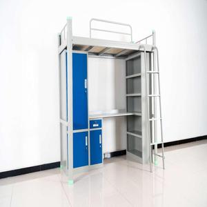 Modern Hostel Dormitory Metal <b>Bunk</b> <b>Bed</b> with Stairs and Screwless Frame for Hospital Use Factory Price - Product Image 4