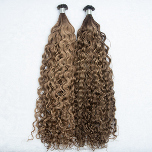 Extensions de cheveux humains Remy à pointes en K, double épaisseur, à la kératine, couleur personnalisée, pointes plates, vente en gros - Product Image 4