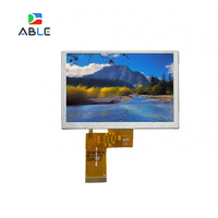 Pantalla HMI Industrial de 5 Pulgadas, 800x480 IPS, RGB, 40 Pines, 500cd/m2, Módulo de Pantalla LCD TFT de Alto Brillo con Amplio Rango de Temperatura