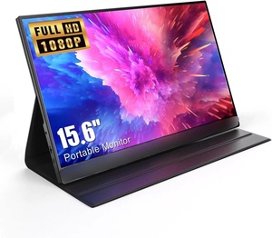 15.6 <span class=keywords><strong>Inch</strong></span> Ips 1080P FHD Đầy Đủ HD Chơi Game USB-C Xách Tay Màn Hình Màn Hình Extender Cho Máy Tính Xách Tay Di Động Di Động Màn Hình Di Động - Product Image 1