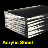 Plaque acrylique coulée transparente OLFA écologique en Perspex, 1,22 m x 2,44 m, épaisseur 2 mm-6 mm, certifiée ISO9001, surface brillante/givrée