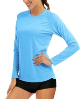 Chemise de pêche pour femmes de haute qualité personnalisée, UPF 50, séchage rapide, antibactérienne, 100% polyester, protection solaire, course à pied, tee-shirt d'extérieur
