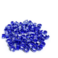 Fn aluminium Pigeon pied anneau Finch perroquet canari amour oiseau anneaux course R16u 2.5MM 3MM 4MM 5MM 6MM ///