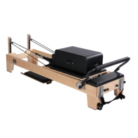 Machine professionnelle de Pilates en bois de chêne pour l'entraînement de corps Pilates Reformer Machine Home Yoga Fitness Reformer Prix usine