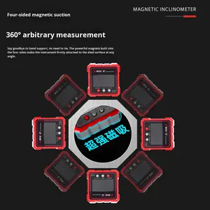 Hochpräziser grüner Laser-Digital-Neigungsmesser mit Hintergrundbeleuchtung und vierseitiger Magnetbasis - Product Image 2