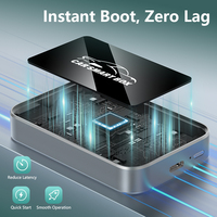 2+16G/4+32G 3-in-1 Kabelloser CarPlay Adapter für iPhone und Android Auto, Kabelloser Adapter Unterstützt Fahrzeug CarPlay HDMI 5G WiFi