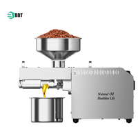 Presse à huile spirale multifonctionnelle pour la fabrication d'huile de cacao, d'avocat et d'amande, presse à froid en acier inoxydable