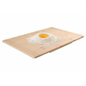 Tagliere in Legno di Abete 80x48 Cm con Bordi Arrotondati Antiscivolo per Asciugatura Pasta - Product Image 1