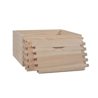 Cajas de colmena Langstroth de madera de 8/10 cuadros, sin montar, para cría profunda de abejas