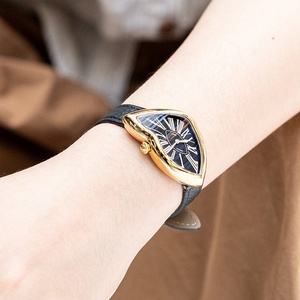 Đồng hồ nữ thạch anh bán chạy nhất châu Âu, vỏ thép không gỉ, dây da, kính sapphire chống xước - Product Image 2