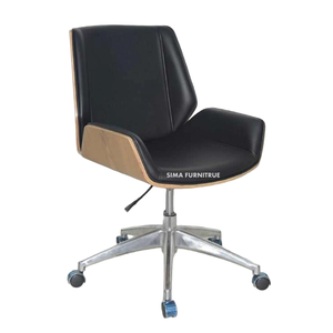 Hot Selling Executive Bürostuhl mit hoher Rückenlehne Luxus Zeitgenössischer weißer ergonomischer Lift Boss Stuhl Echter Luxus - Product Image 5