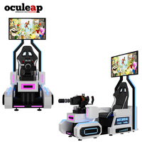 Simulateur de tir VR Crazy Gatling, nouvelle personnalisation de terrain de jeu intérieur, tir au pistolet d'arcade 7D, réalité virtuelle, machine de jeu 9D