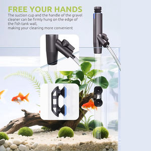 أحدث منتج منظف حصى قابل للتعديل لخزان الأسماك طقم مفرغ حصى يدوي لخزان نباتات الزينة - Product Image 3