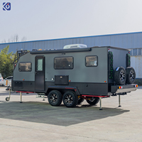CAMPTRL 2026 Grande caravane familiale 6 places, camping-car de luxe, caravane tout-terrain en fibre de verre
